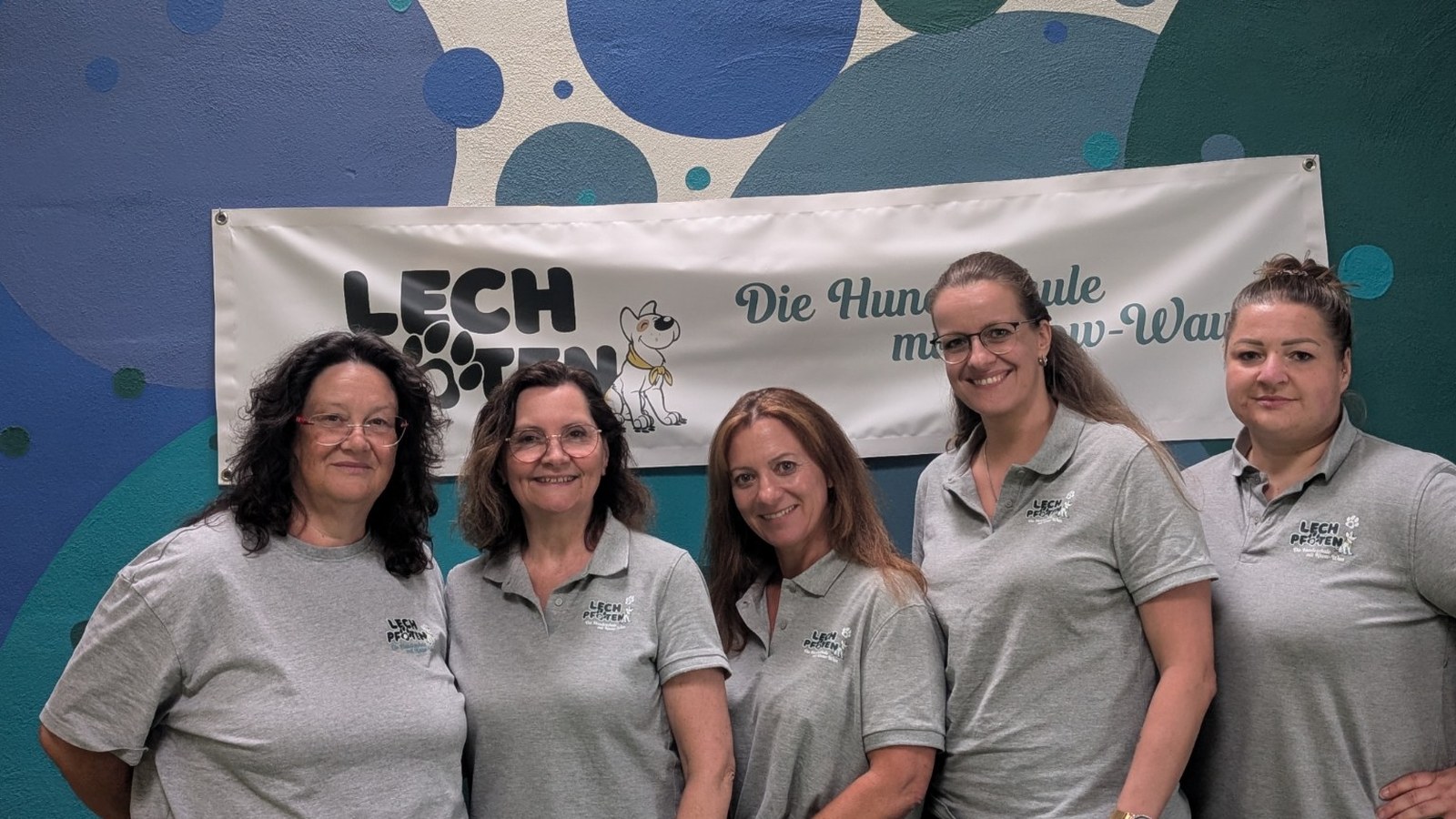 Das Team der Hundeschule Lechpfoten